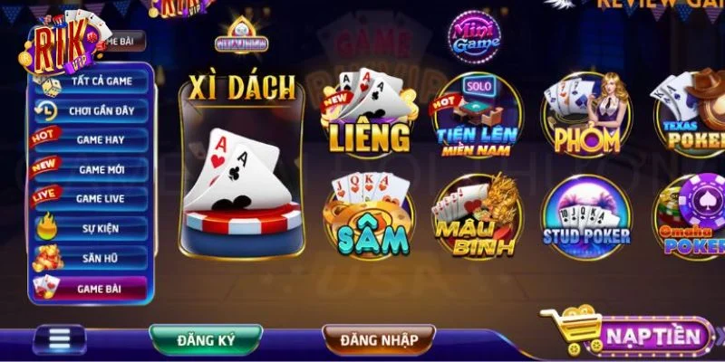 Rikvip | Rik Vip Game Bài Đổi Thưởng Uy Tín Trong Giới Tài Phiệt 19 Có nhiều loại game bài lôi cuốn hấp dẫn tại RIK VIP dành cho hội viên tham gia.